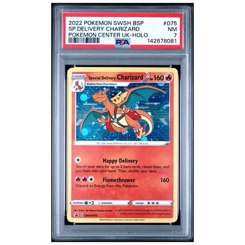ตัวอย่างการ์ด Pokemon เกรด PSA ในกลุ่มการ์ดเกรดที่ เซียนตึ๊ง รับประเมิน